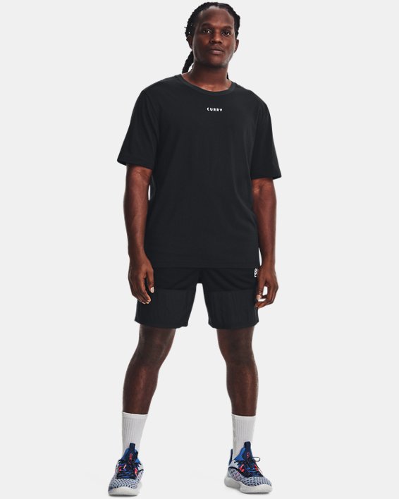 Men's Curry Woven Mix Shorts in Black image number 2